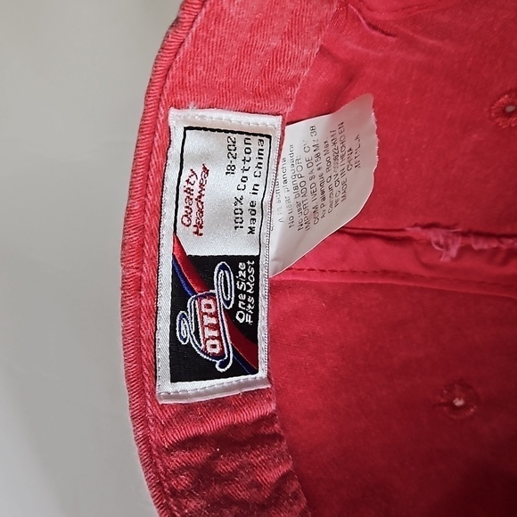 Otto Cancun Cap sz OS Red Pre-owned - Picture 5 of 5